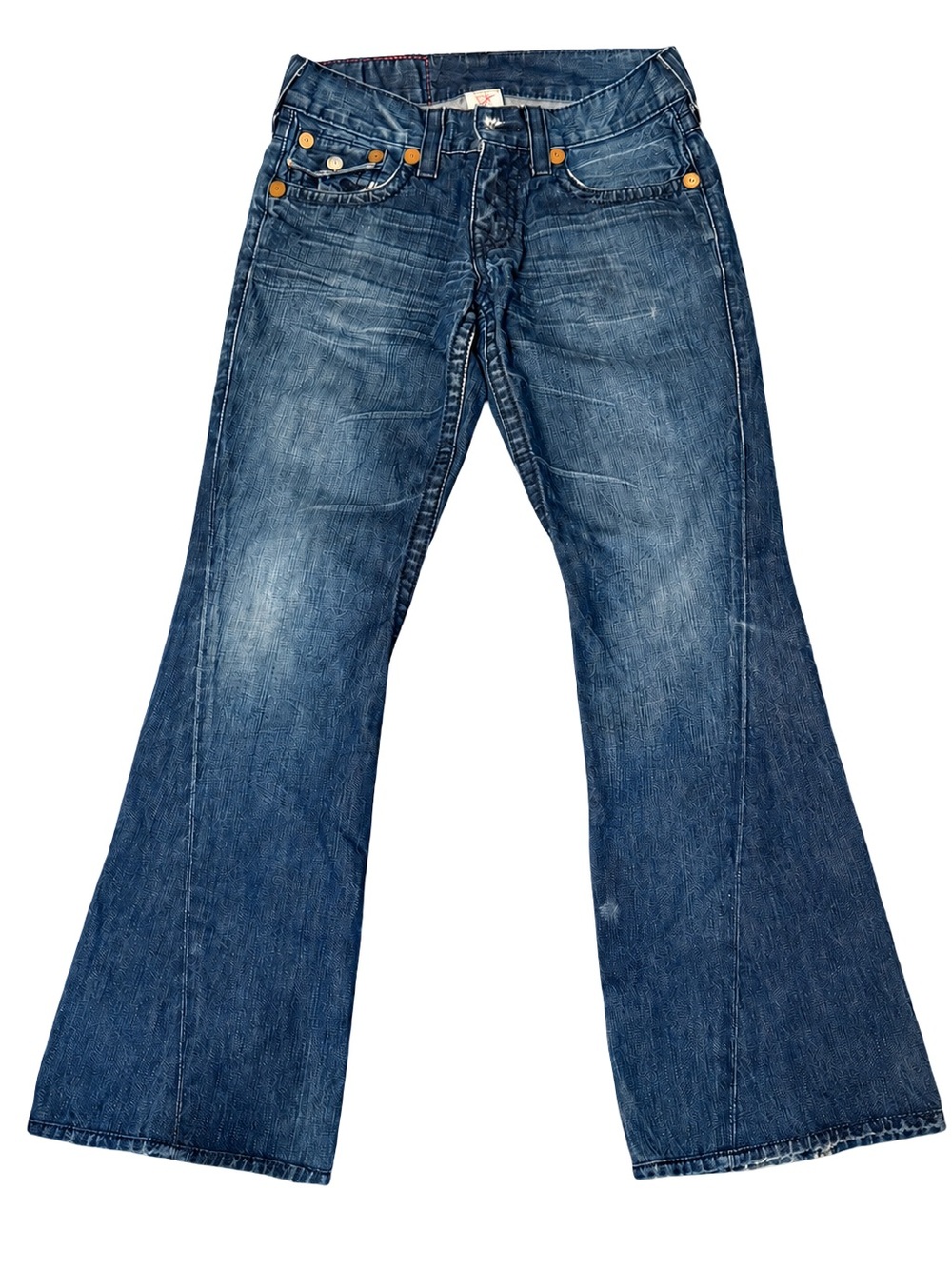 UNISEX - RARE Early 2000’s Joey Rainbow Bootcut Jeans Lowrise
